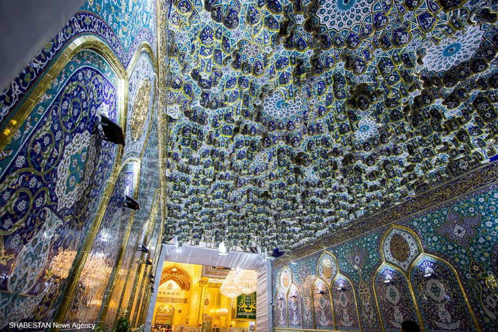 معماری بی‌نظیر ایوان طلای آستان قدس+عکس