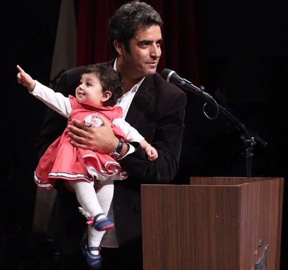 منوچهر هادی و دخترش در مراسم خصوصی+عکس