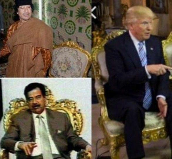 صندلی ترامپ جنجالی شد+عکس