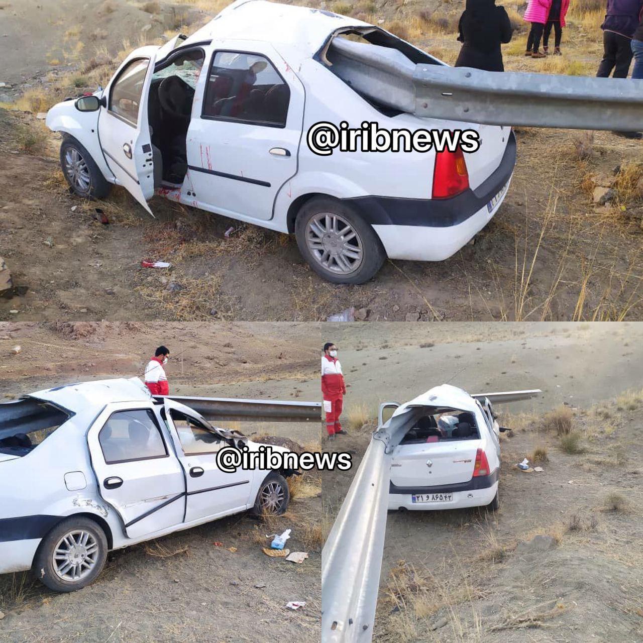 نجات باورنکردنی راننده ال نود در تصادف+عکس