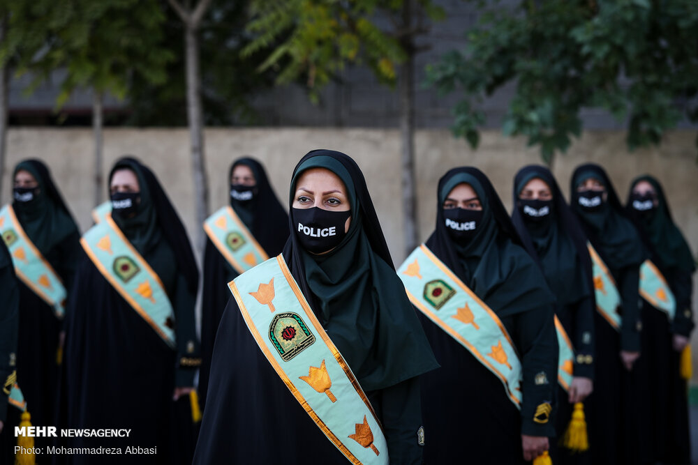 پوشش خاص بانوان پلیس ایرانی + عکس