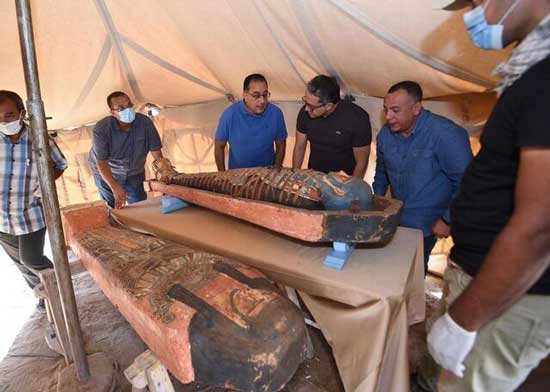 تابوت‌های باستانی مُهر و موم‌شده در مصر کشف شد+عکس