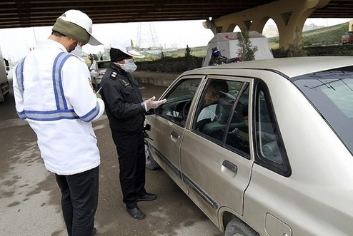 جریمه ۶ هزار خودرو در تهران به دلیل ماسک نزدن