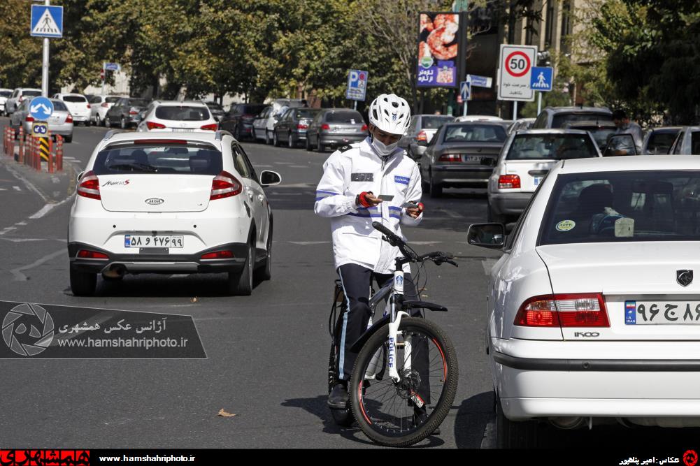 پلیس دوچرخه سوار تهرانی+عکس