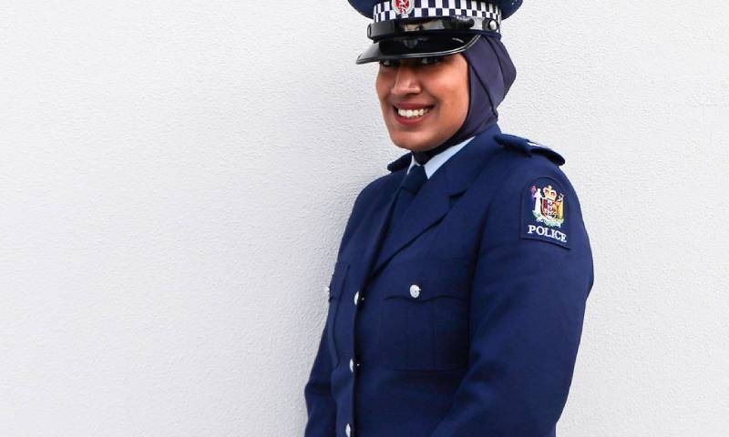 اولین پلیس با حجاب در نیوزیلند +عکس