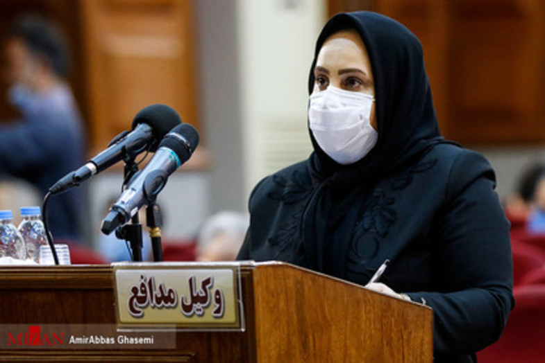 خانم وکیل در دادگاه محمد امامی+عکس