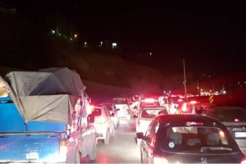 ترافیک سنگین در آزادراه قزوین - کرج+عکس