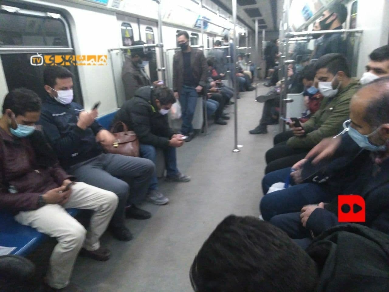 متروی تهران امروز ساعت ۱۸+عکس 