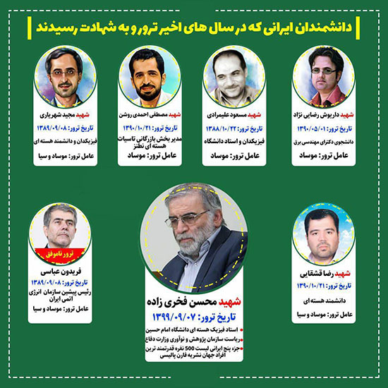 دانشمندان ایرانی که ترور شدند+عکس