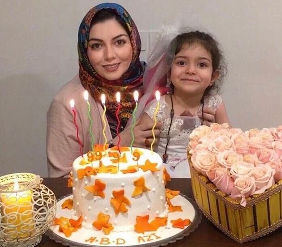 تولد مجری زن ممنوع التصویر در کنار دخترش+عکس