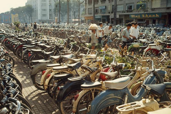 دوچرخه های باقی مانده از جنگ ویتنام+عکس