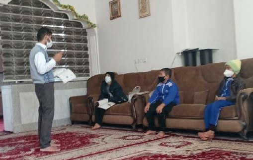 حرکت زیبای معلم مدرسه در خواف+عکس