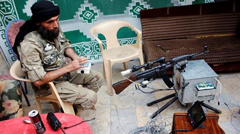 تصویری از سلاح دست ساز ساخت داعش+عکس