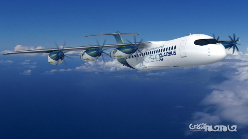رونمایی ایرباس از مدل مفهومی هواپیمای مسافربری با پیشرانه هیدروژنی جداشونده