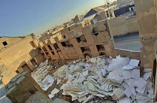 تخریب مدرسه ای که همه بچه های ایران از آن خاطره داشتند+عکس