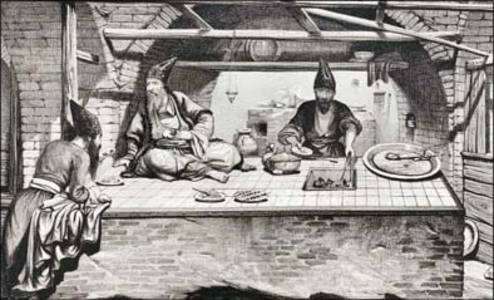 اولین پیک غذای ایران در زمان مشروطه+عکس