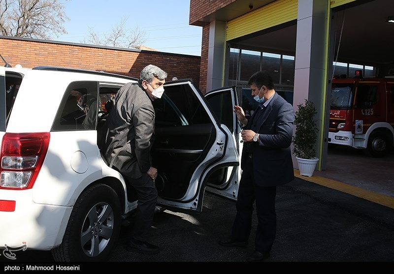خودروی شهردار تهران در یک مراسم+عکس