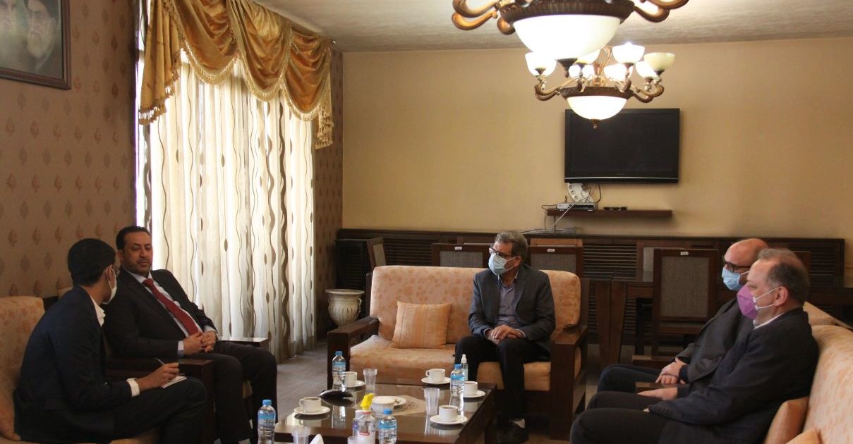 دیدار کاردار سفارت لیبی با رئیس دانشکدة مطالعات جهان