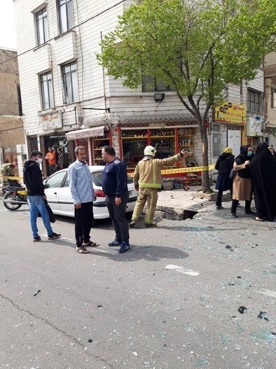 انفجار خونین مواد محترقه در خیابان نبرد+عکس
