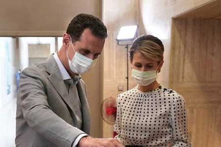 بشار اسد و همسرش پس از ابتلا به کرونا+عکس