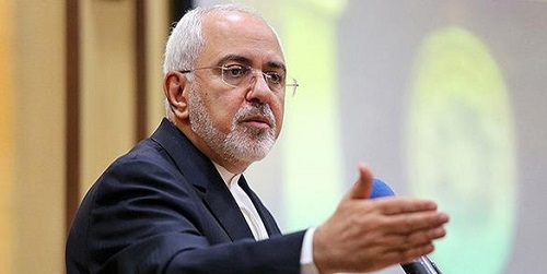 ظریف، رئیس جمهور فرانسه را با خاک یکسان کرد