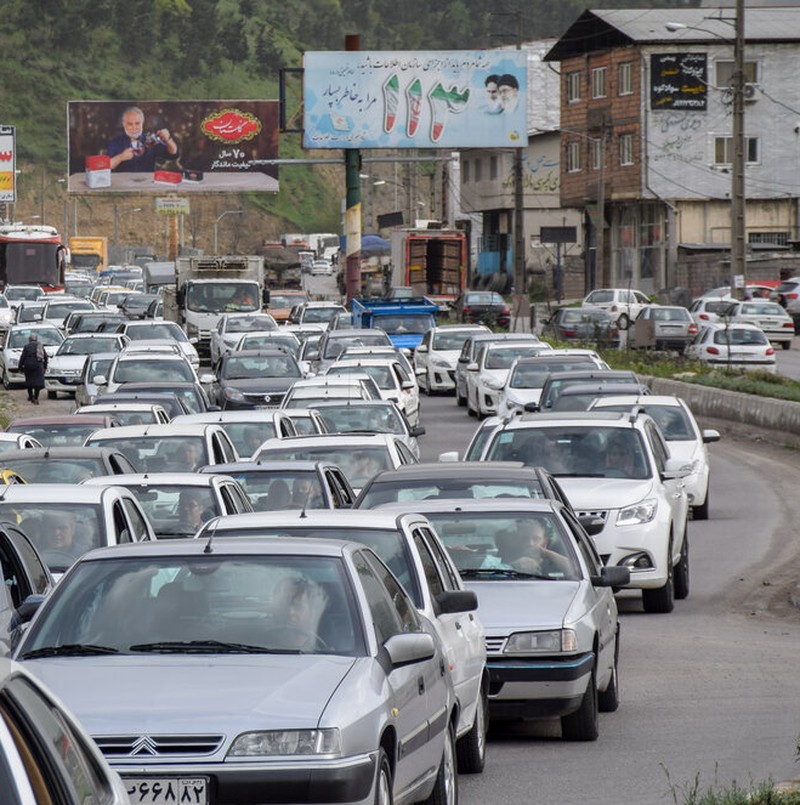 هجوم سنگین مسافران به مازندران+عکس