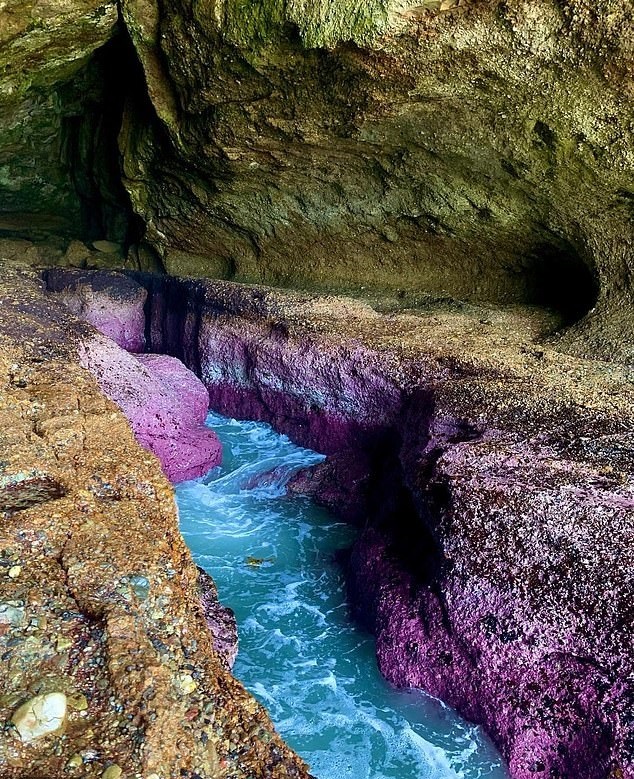 باور کنید رنگ این غارها طبیعی است+عکس