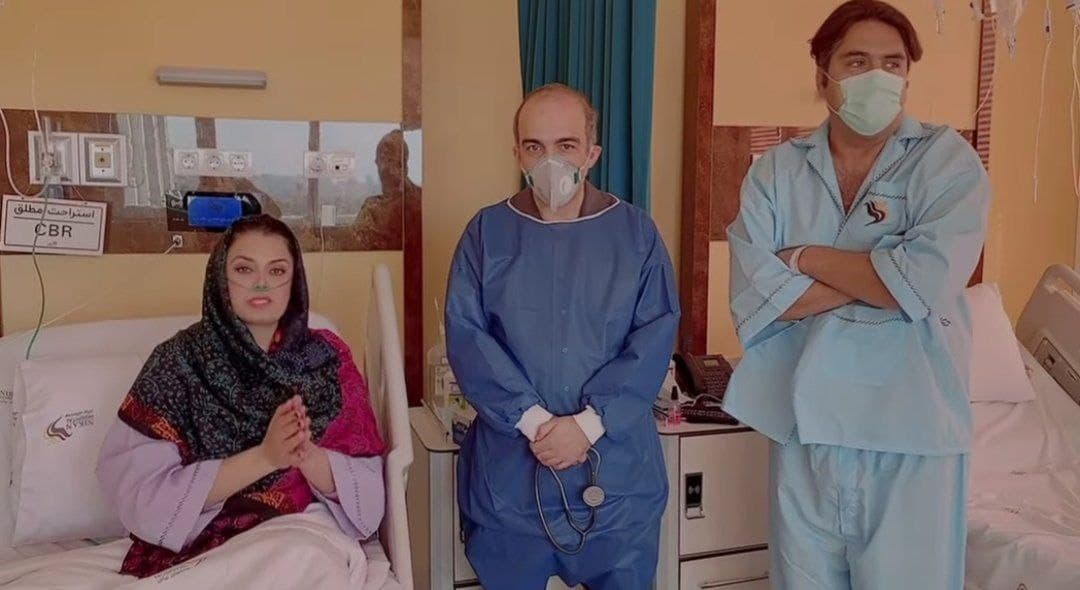 مجری معروف و همسرش در بیمارستان بستری شدند+عکس