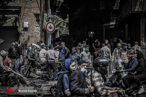تصویر تکان دهنده از خیابان های تهران+عکس