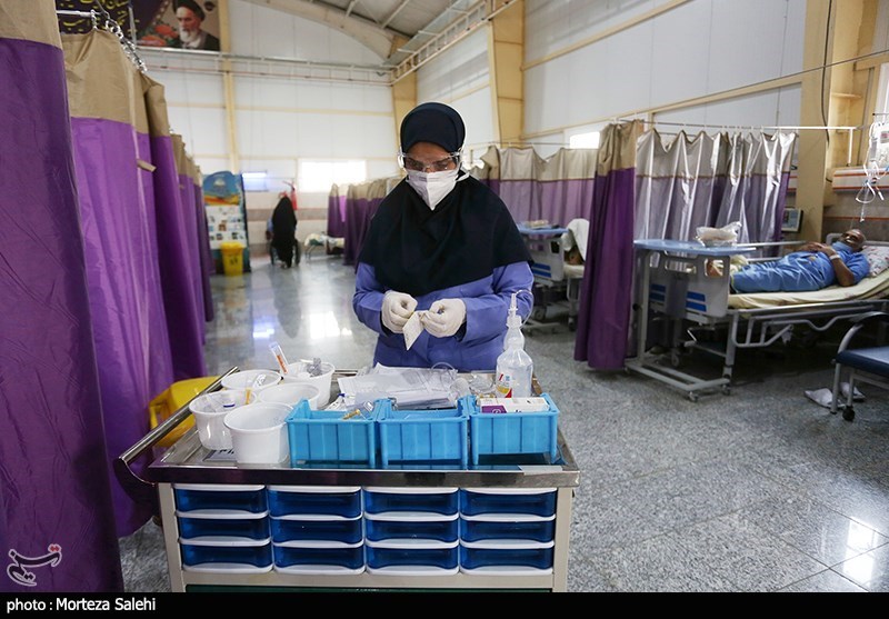 بیمارستان کرونایی صحرایی در اصفهان+عکس