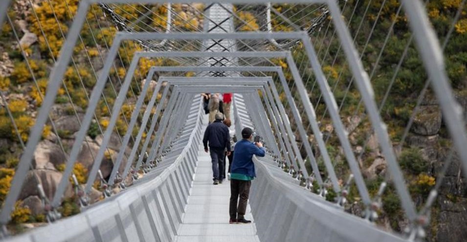 افتتاح ترسناک ترین پل معلق جهان+عکس