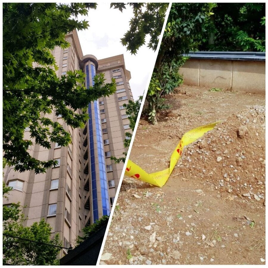 ارتفاع برج کامرانیه که دبیر زن سفارت  سوئیس از آن سقوط کرد+عکس