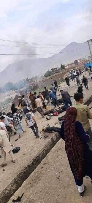 انفجار انتحاری در مقابل مدرسه دخترانه کابل+عکس