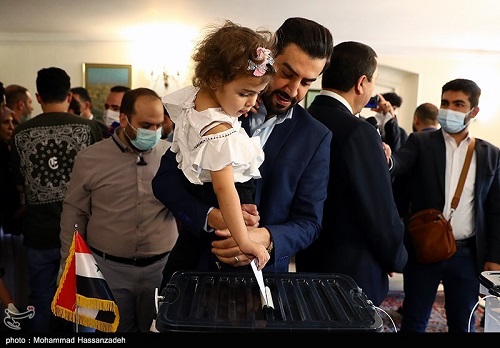سوری ها امروز در تهران رای دادند+عکس