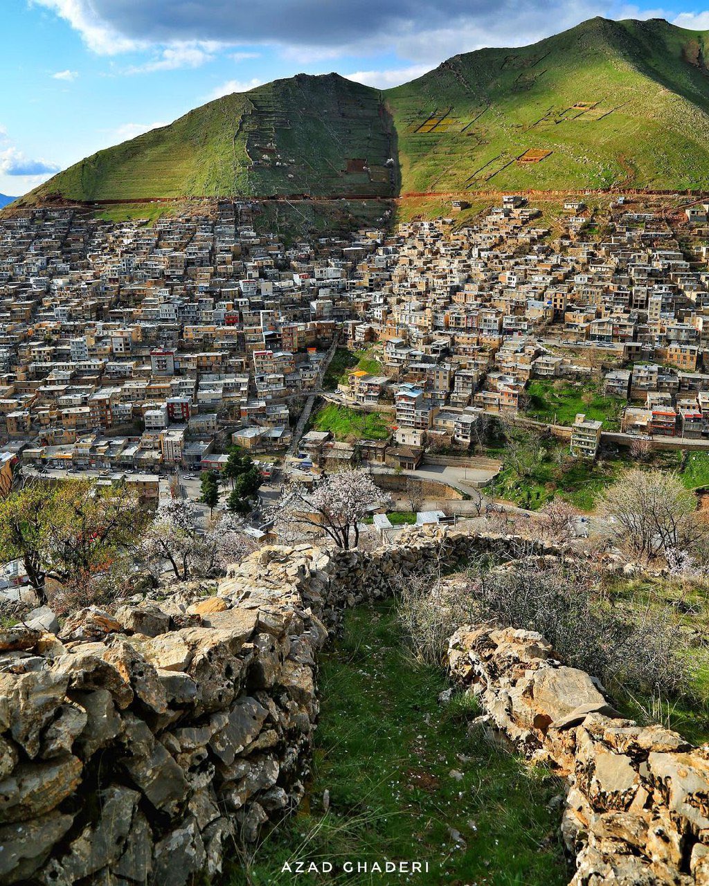 روستایی زیبا در پاوه+عکس