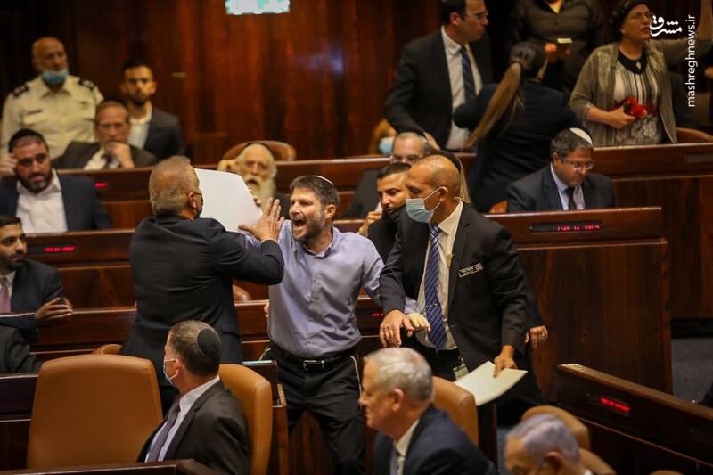 دعوا در پارلمان اسرائیل+عکس