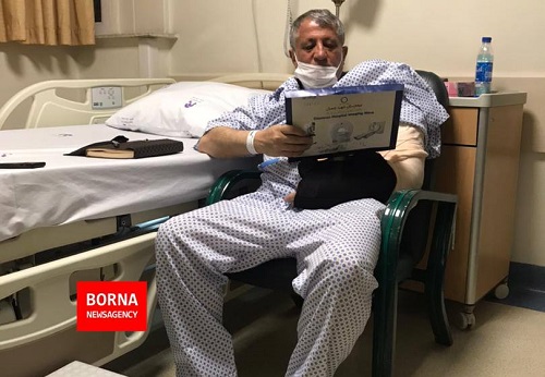 محسن هاشمی بر اثر سانحه در بیمارستان بستری شد+عکس
