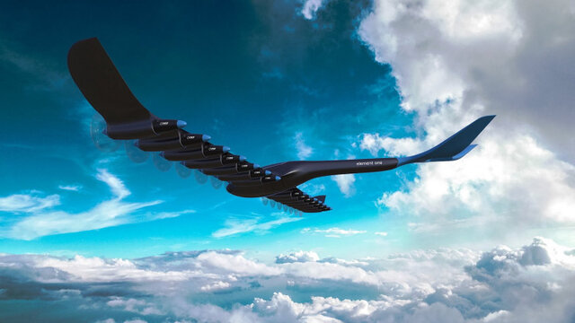 رونمایی از یک هواپیمای مسافربری هیدروژنی-برقی