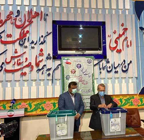 لاریجانی در مازندران رای داد+عکس