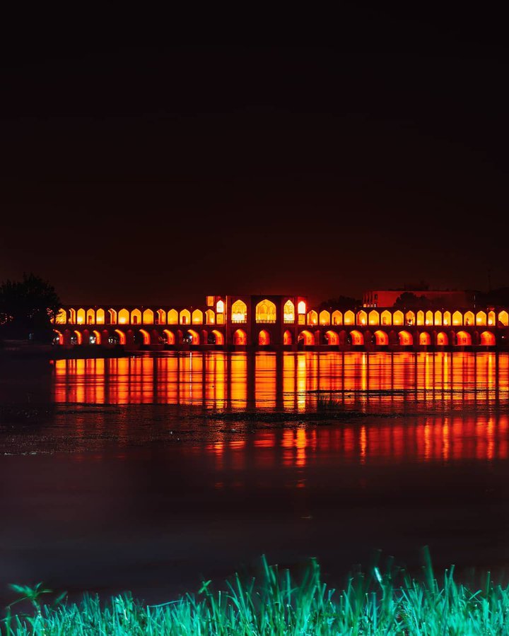 تصویری از زیباترین پل ایران+عکس