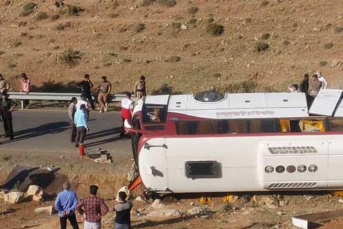 جزئیات شوکه کننده جدید از حادثه اتوبوس خبرنگاران+عکس