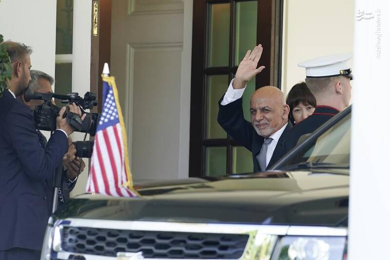 رئیس جمهور افغانستان در کاخ سفید+عکس