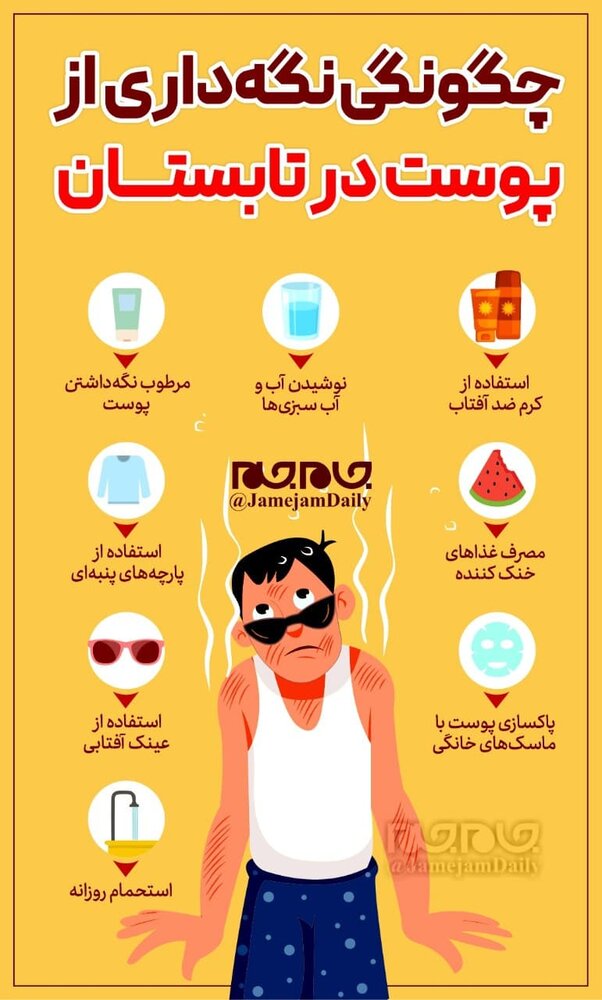 از پوست خود در تابستان این طور مراقبت کنید+عکس