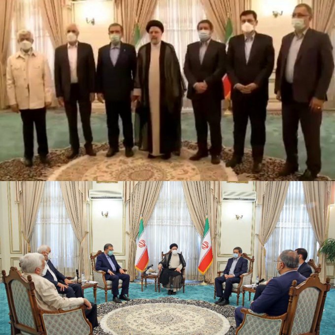 تصویری که همتی از جلسه با رئیسی منتشر کرد+عکس