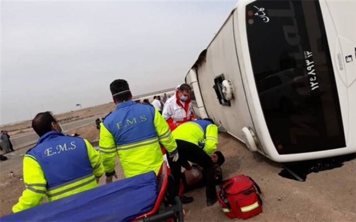 تشریح پیگیری‌های انجام شده در حادثه واژگونی اتوبوس حامل سرباز معلمان 