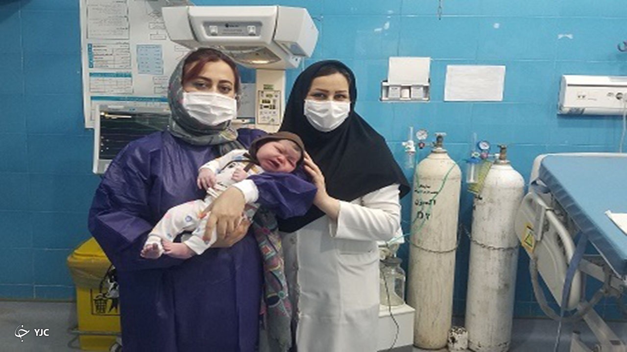 تولد نوزاد ۶ کیلویی در شهرستان مهر+عکس