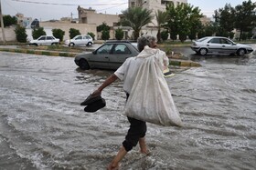آب گرفتگی معابر سطح شهر - شیراز