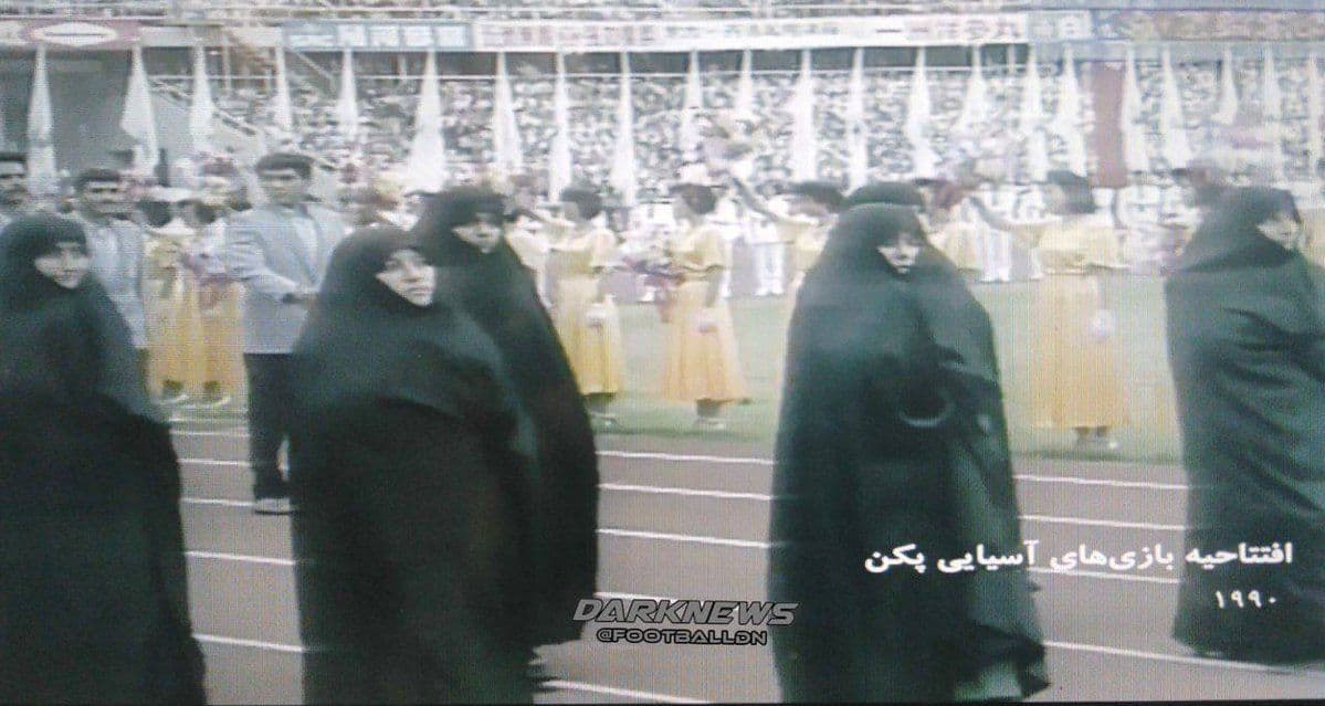 رژه کاروان زنان ایران با چادر در چین+عکس
