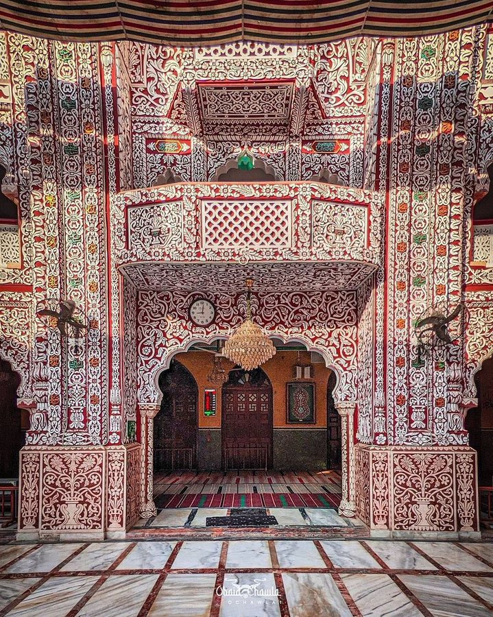تصویر چشم نواز از مسجدی در کراچی پاکستان+عکس