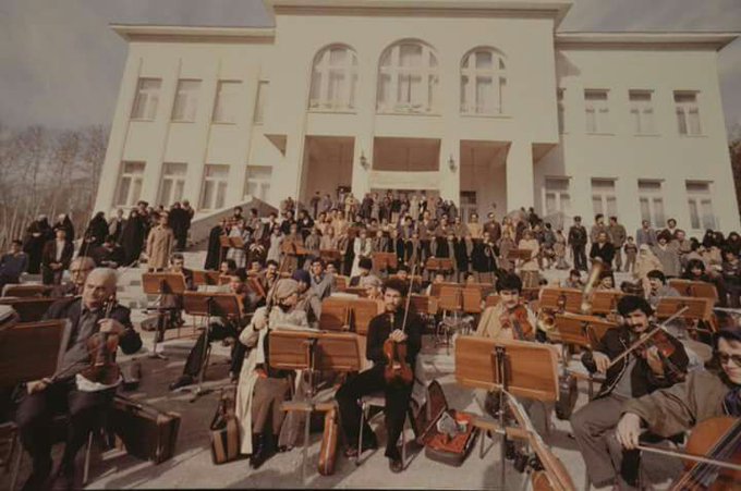 ارکستر سمفونیک تهران  در دهه پنجاه+عکس